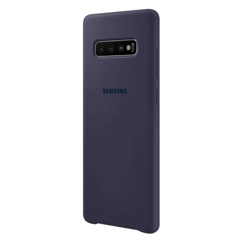 Galaxy S10+ Silicone Cover Blu Artico