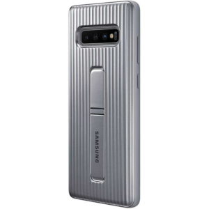Galaxy S10+ Protective Standing Cover Silver