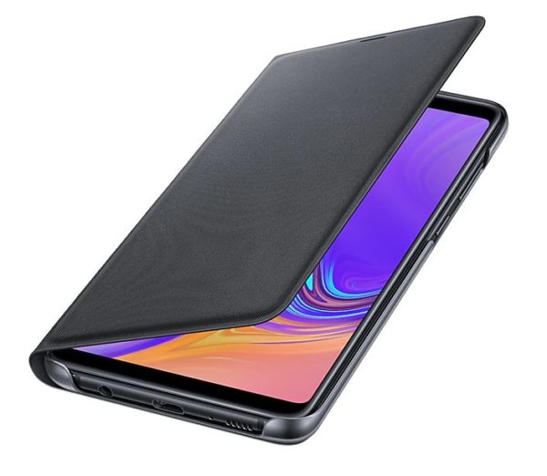 Galaxy A9 Wallet Cover Black