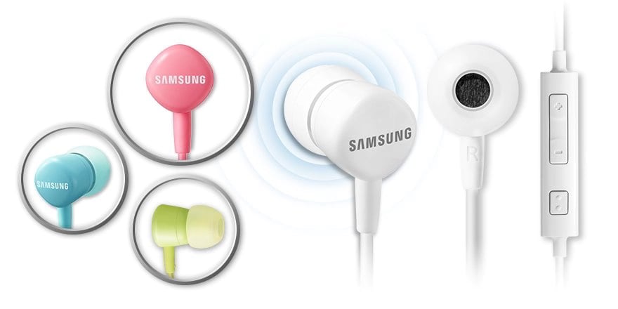 SAMSUNG AURICOLARI ORIGINALI Cuffie In Ear con Microfono HS-1303 Celeste a  Filo EUR 9,90 - PicClick IT