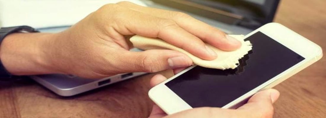 Disinfettare display dispositivi mobili