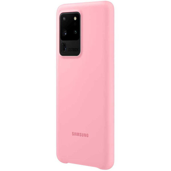 Galaxy S20 Ultra Silicone Cover Pink