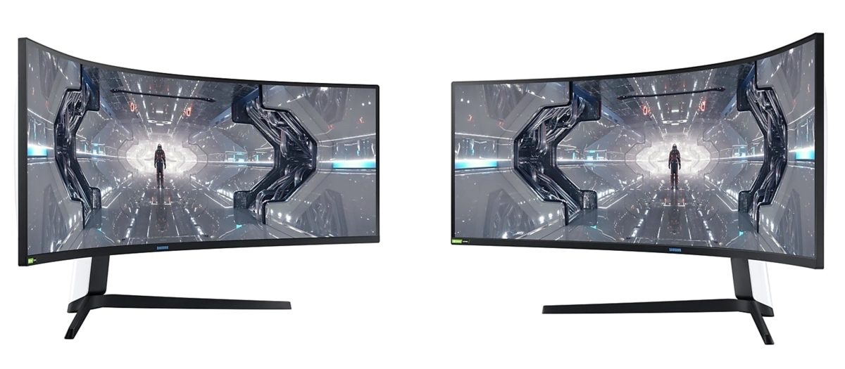 monitor samsung odissey g9 curve laterali