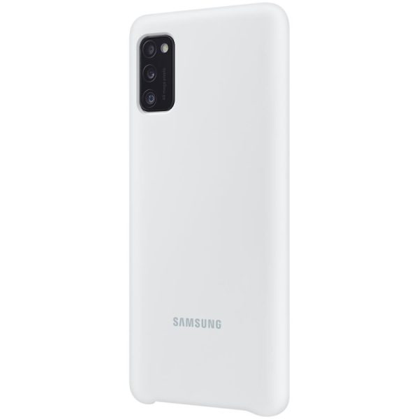 Galaxy A41 Silicone Cover Bianco
