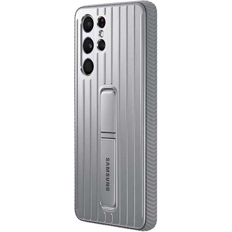 Galaxy S21 Ultra 5G Protective Standing Cover Silver