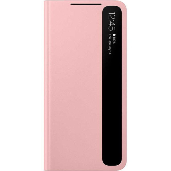 Galaxy S21 5G Smart Clear View Cover Pink