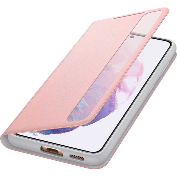 Galaxy S21 5G Smart Clear View Cover Pink