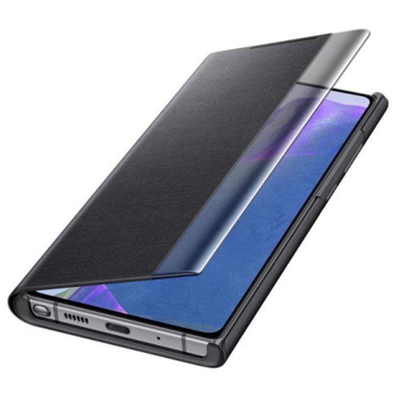 Galaxy Note20 Clear View Cover  Nero
