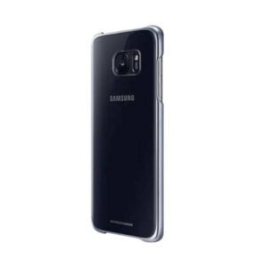 Galaxy S7 Edge Clear Cover Black
