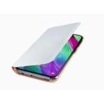 Galaxy A40 Wallet Cover White