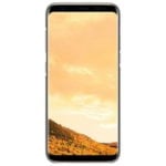 Galaxy S8 Clear Cover Gold