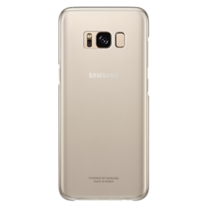 Galaxy S8 Clear Cover Gold