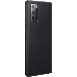 Galaxy Note20 Leather Cover Black