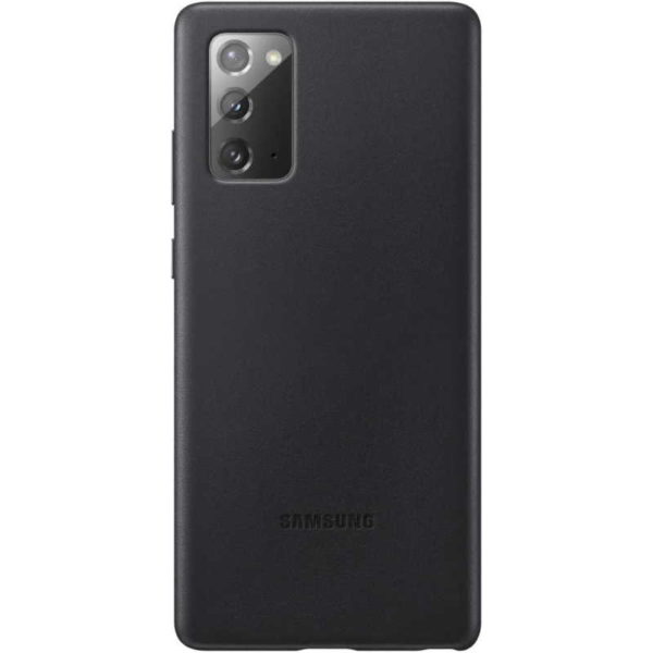 Galaxy Note20 Leather Cover Black