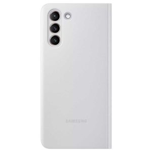 Galaxy S21 5G Smart Clear View Cover Light Grey