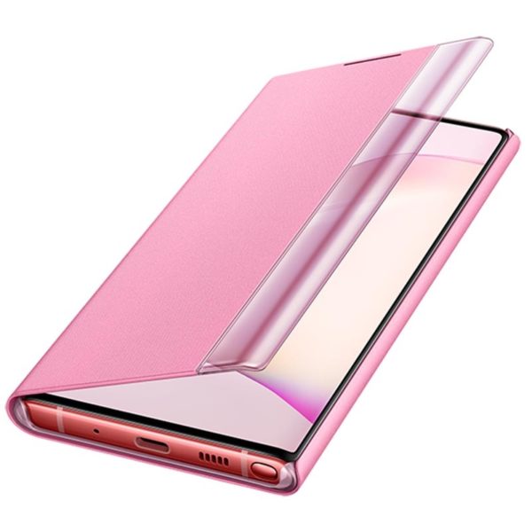 Galaxy Note10 Clear View Cover Pink