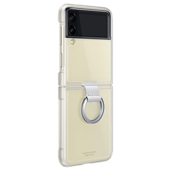 Galaxy Z FLIP3 5G Clear cover con ring Trasparente