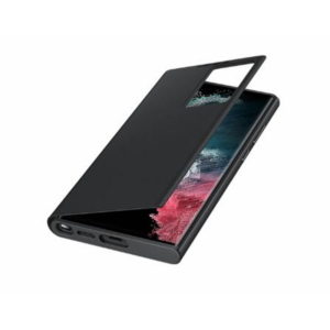 Galaxy S22 Ultra Smart Clear View Cover Black