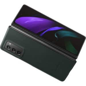 EF-VF916LGEGEU - Galaxy Z Fold2 Leather Cover Case Green