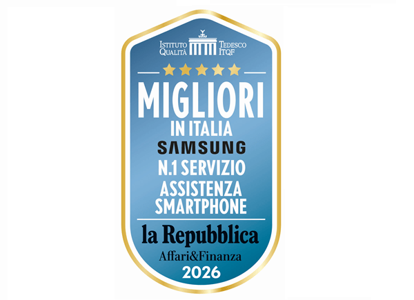 rete samsung n.1 italia servizio assistenza smartphone la repubblica affari finanza 2026